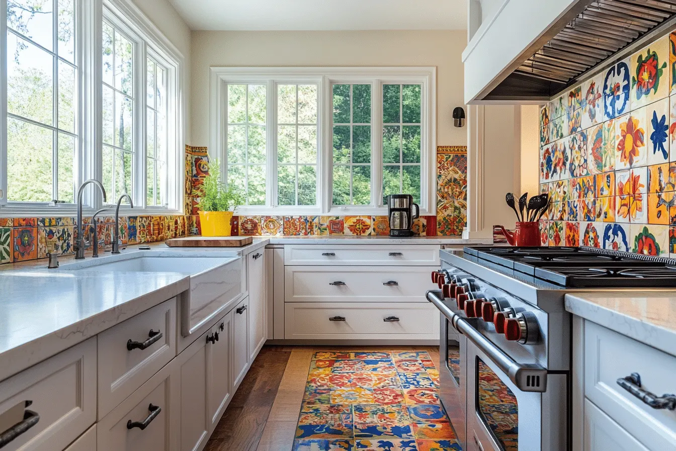 Crédence en carreaux de ciment : idées et inspirations pour une cuisine stylée